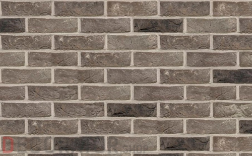 Кирпич облицовочный ручной формовки Terca Cinder Coal-White Grijs-Zwart-Wit, 215*102*65 мм