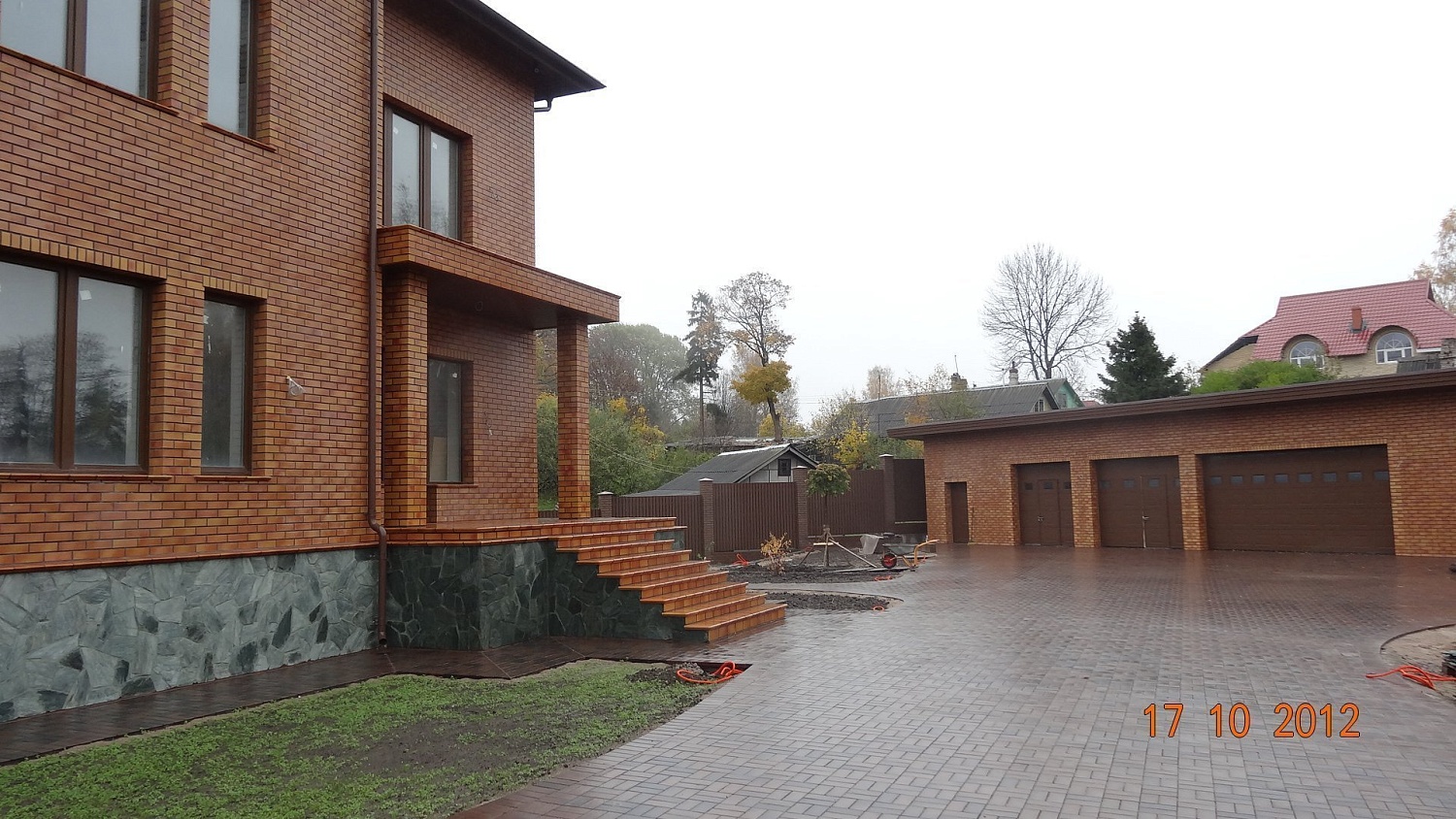 Монтаж клинкерных ступеней и плитки