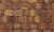 Плитка тротуарная ВЫБОР Классико 1КО.6 M, Листопад гладкий Осень коричнево-красно-желтый