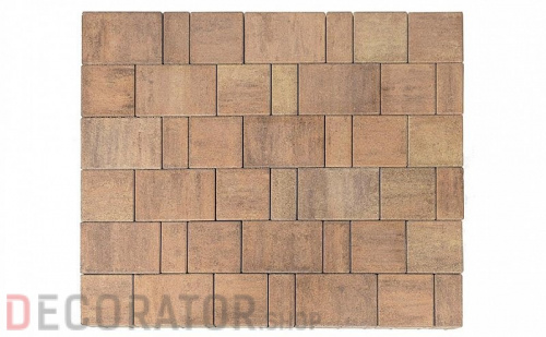 Плитка тротуарная BRAER Старый город Ландхаус Color Mix Прайд, 80/160/240*160 мм