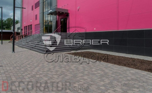 Плитка тротуарная BRAER Классико Color Mix Туман, 115*60 мм