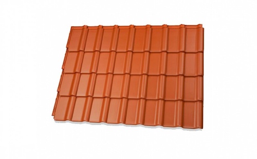 Керамическая черепица рядовая Jacobi J11V натуральный красный