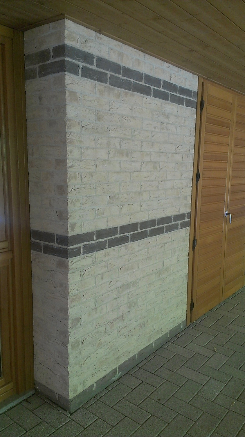 Укладка клинкера и камня в интерьере