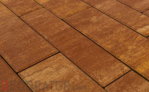 Плитка тротуарная BRAER Домино Color Mix Каньон 120/160*60 мм