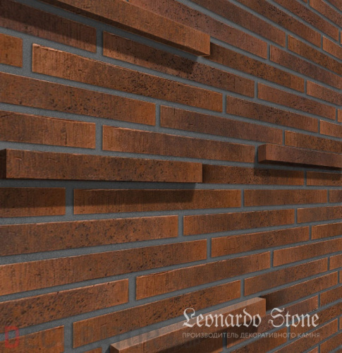 Декоративный кирпич Leonardo Stone Сиэтл 3D 773 серии PREMIUM