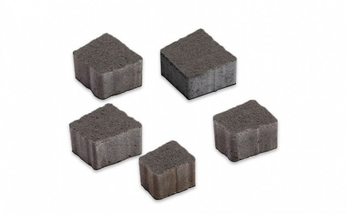 Плитка тротуарная ВЫБОР Антик 3А.6, гладкая, серый