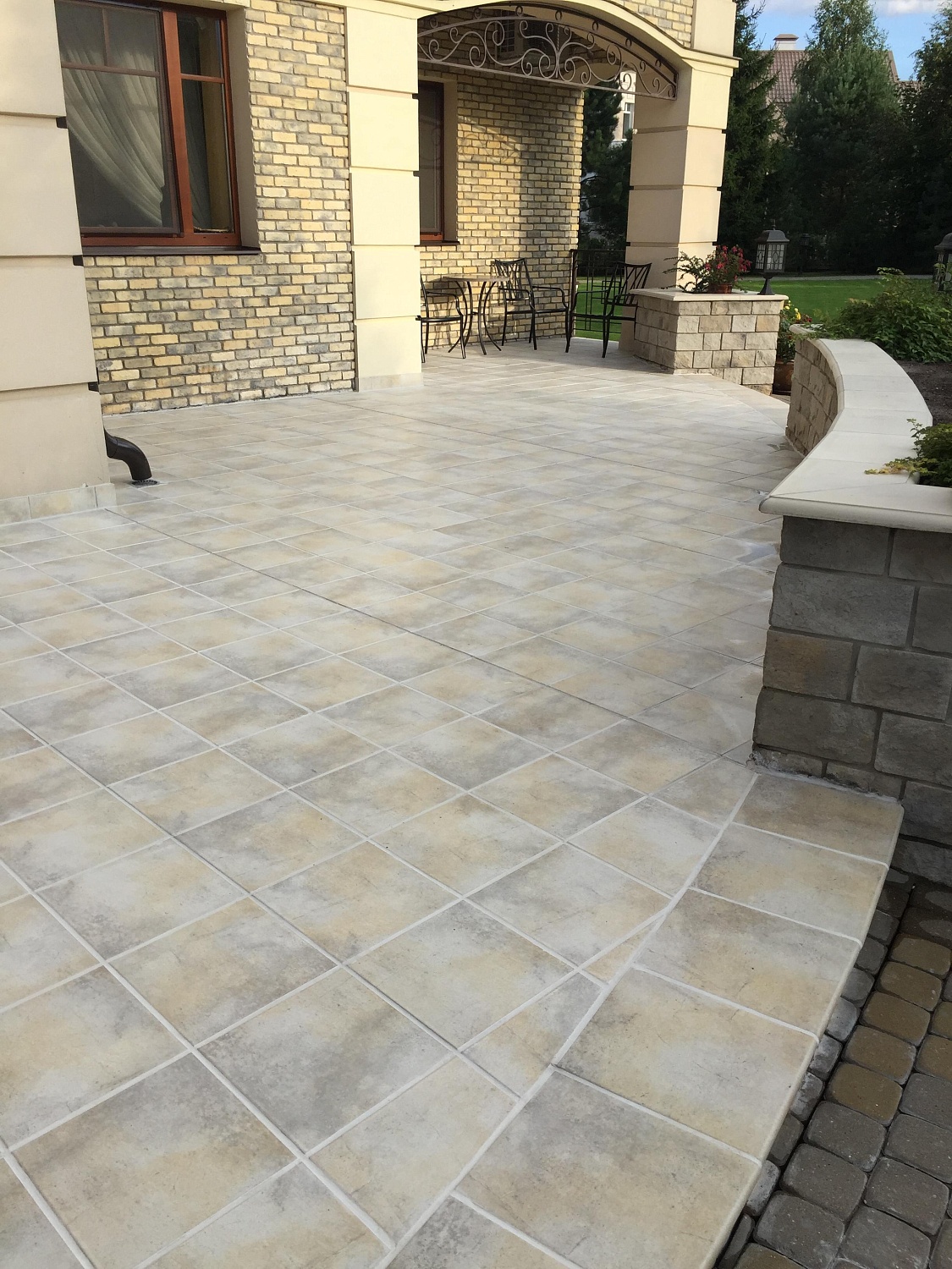 Монтаж клинкерных ступеней и плитки