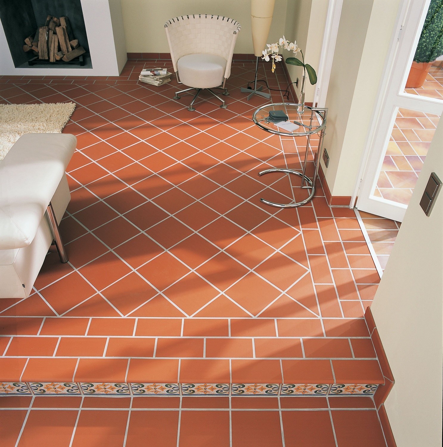 Монтаж клинкерных ступеней и плитки