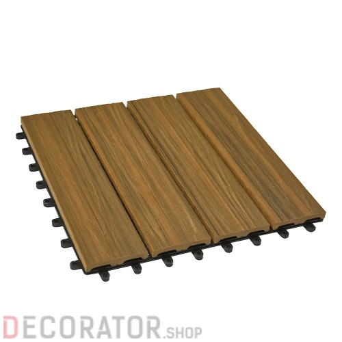 Садовый паркет CM Garden Modern PATINA TEAK, 300х300 мм