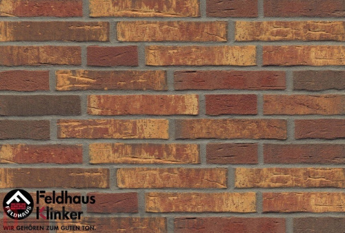 Клинкерная плитка ручной формовки Feldhaus Klinker R686 sintra ardor calino, 240*52*17 мм