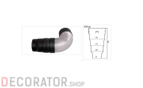 Гофрированная труба VIRTUM (MDM), d = 125 мм