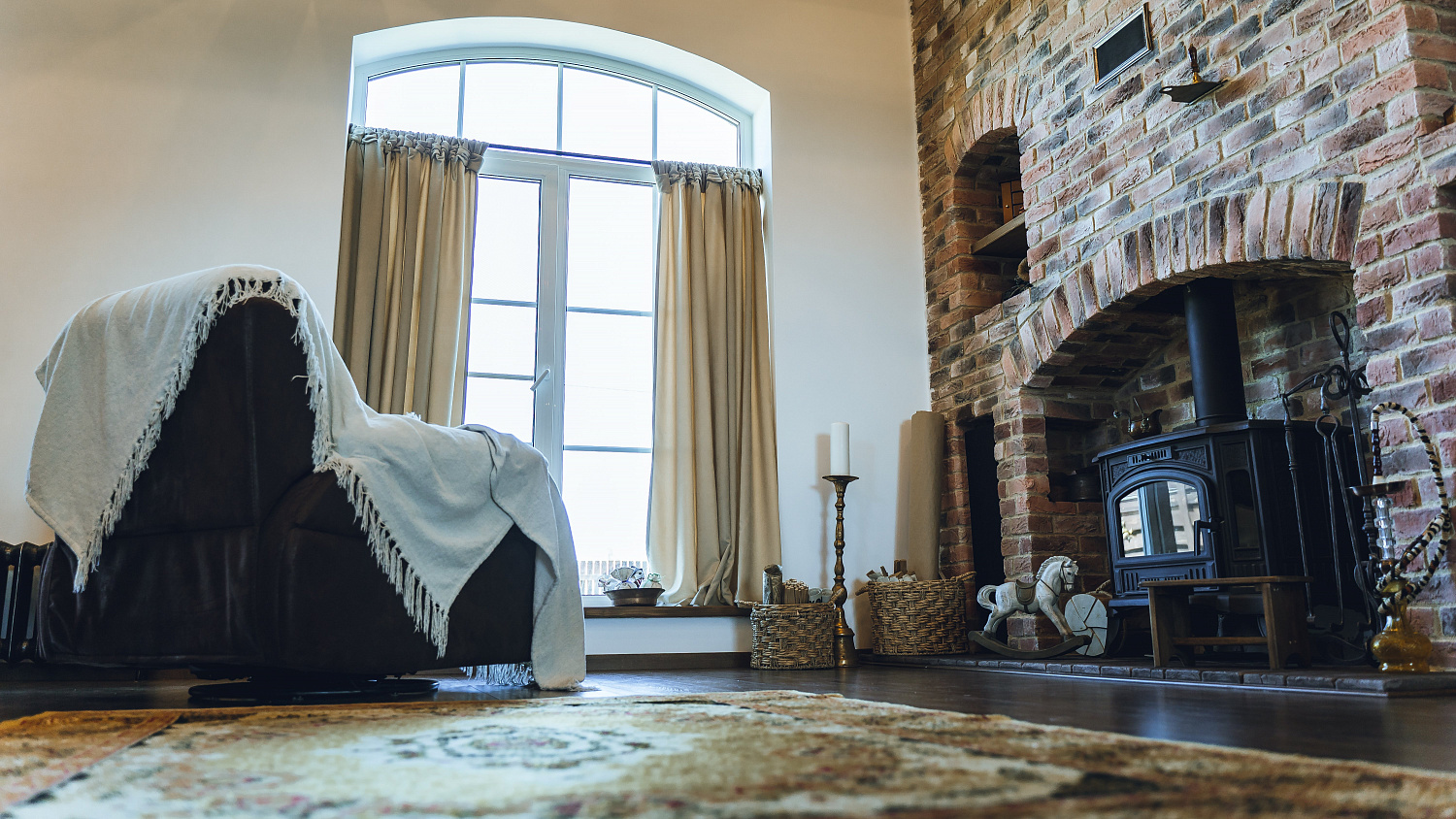 Укладка клинкера и камня в интерьере