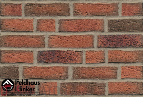 Клинкерная плитка Feldhaus Klinker R687 sintra terracotta linguro, 240*52*14 мм