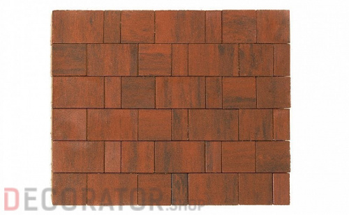 Плитка тротуарная BRAER Старый город Ландхаус Color Mix Рассвет, 80/160/240*160 мм