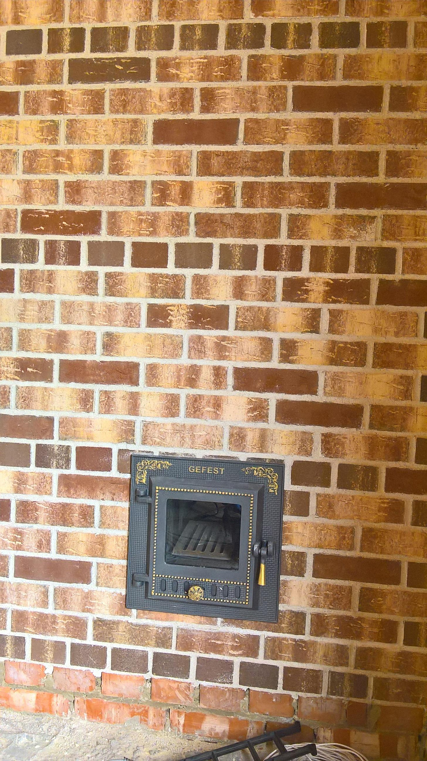 Укладка клинкера и камня в интерьере